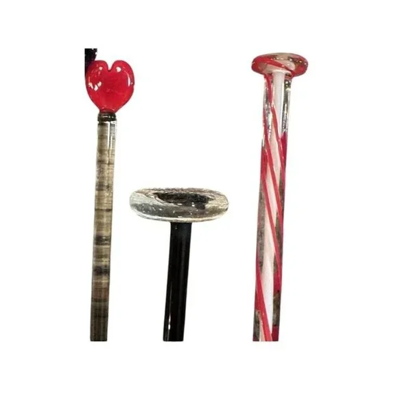 Vintage Art Glass Swizzle Stir Sticks Mixed Lot - Picture 6 of 6